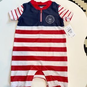 NWT Baby Gap striped rashguard